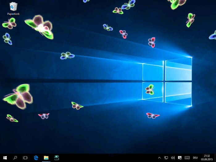 Bildschirmschoner Butterfly