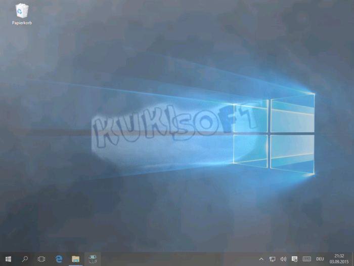 Bildschirmschoner Nebel