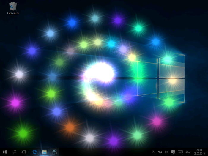 Bildschirmschoner Sterne